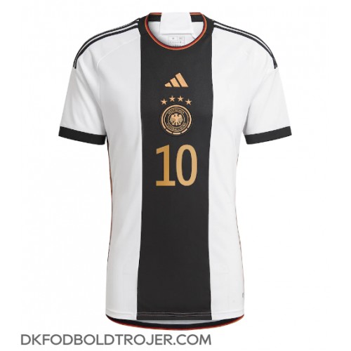 Billige Tyskland Serge Gnabry #10 Hjemmebane Fodboldtrøjer VM 2022 Kortærmet